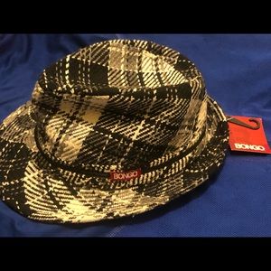 DPC 1921 Gray And Black Plaid Fedora